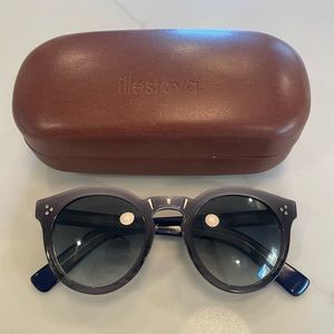 Illesteva Round Gradient Sunglasses